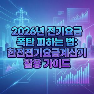 한전전기요금계산기 활용법 썸네일
